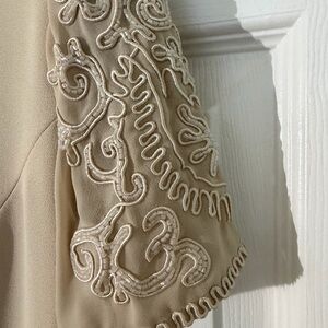 NWT Vintage Donna Morgan Embroidered Sleeve Mother of the Bride Dress